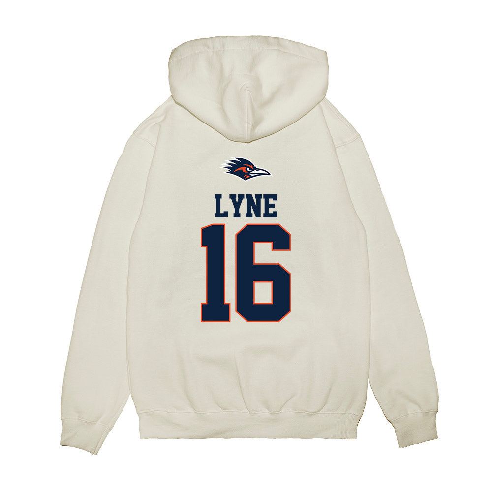 UTSA - NCAA Baseball : Blayne Lyne - USA Raglan Premium Hooded Sweatshirt-1