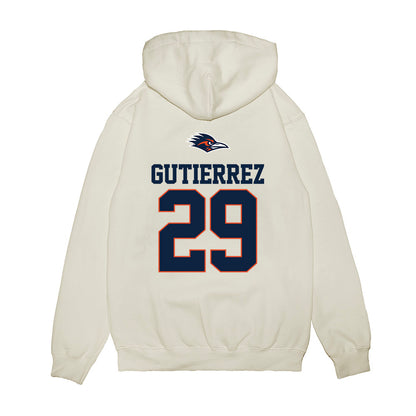 UTSA - NCAA Baseball : Christopher Gutierrez - USA Raglan Premium Hooded Sweatshirt-1