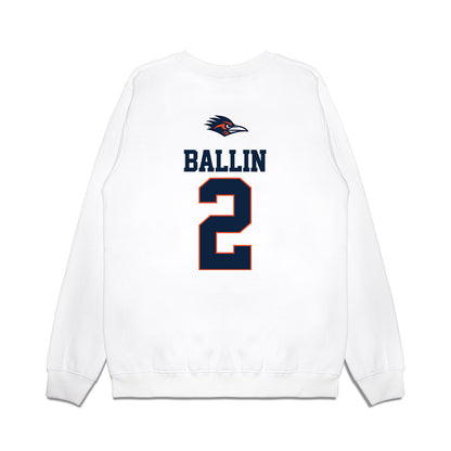 UTSA - NCAA Baseball : Jordan Ballin - USA Raglan Premium Crewneck Sweatshirt-1