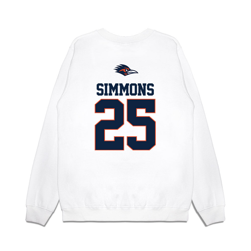 UTSA - NCAA Baseball : Sam Simmons - USA Raglan Premium Crewneck Sweatshirt-1