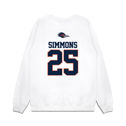 UTSA - NCAA Baseball : Sam Simmons - USA Raglan Premium Crewneck Sweatshirt-1