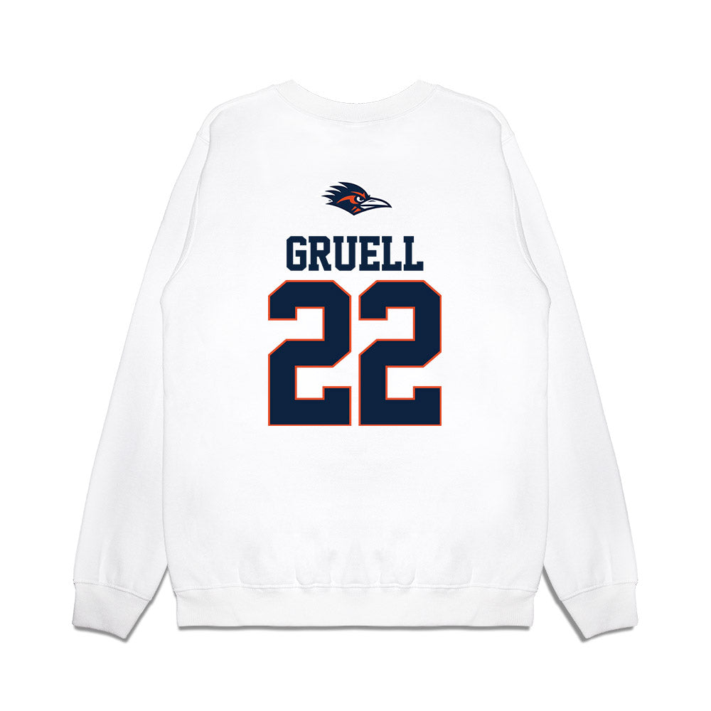 UTSA - NCAA Baseball : Garrett Gruell - USA Raglan Premium Crewneck Sweatshirt-1