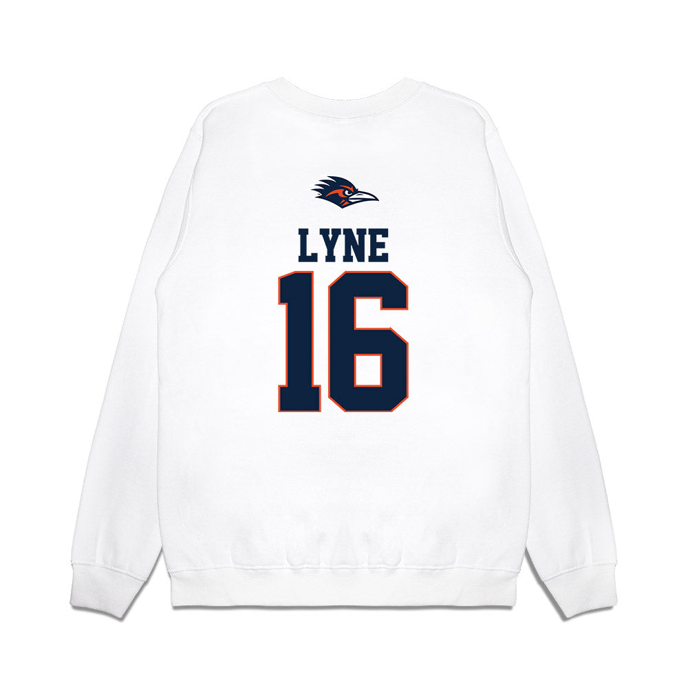 UTSA - NCAA Baseball : Blayne Lyne - USA Raglan Premium Crewneck Sweatshirt-1
