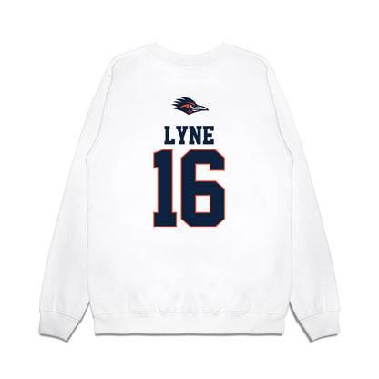 UTSA - NCAA Baseball : Blayne Lyne - USA Raglan Premium Crewneck Sweatshirt-1