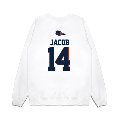 UTSA - NCAA Baseball : Mason Jacob - USA Raglan Premium Crewneck Sweatshirt-1
