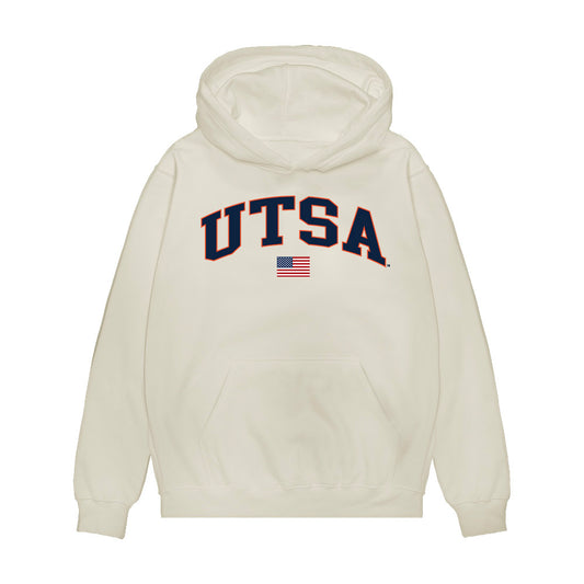 UTSA - NCAA Baseball : Tye Odom - USA Raglan Premium Hooded Sweatshirt-0