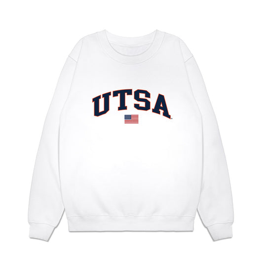 UTSA - NCAA Baseball : Holden Harris - USA Raglan Premium Crewneck Sweatshirt-0