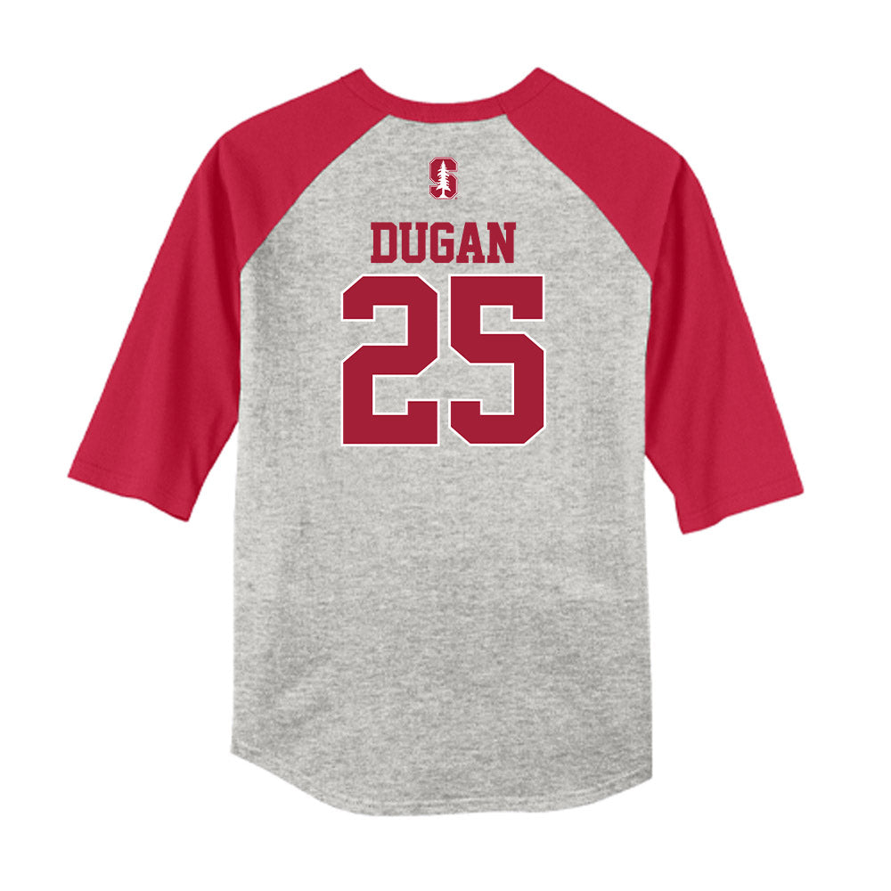 Stanford - NCAA Baseball : Nick Dugan - USA Raglan Raglan Shirt-1
