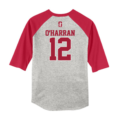 Stanford - NCAA Baseball : Toran O'Harran - USA Raglan Raglan Shirt-1