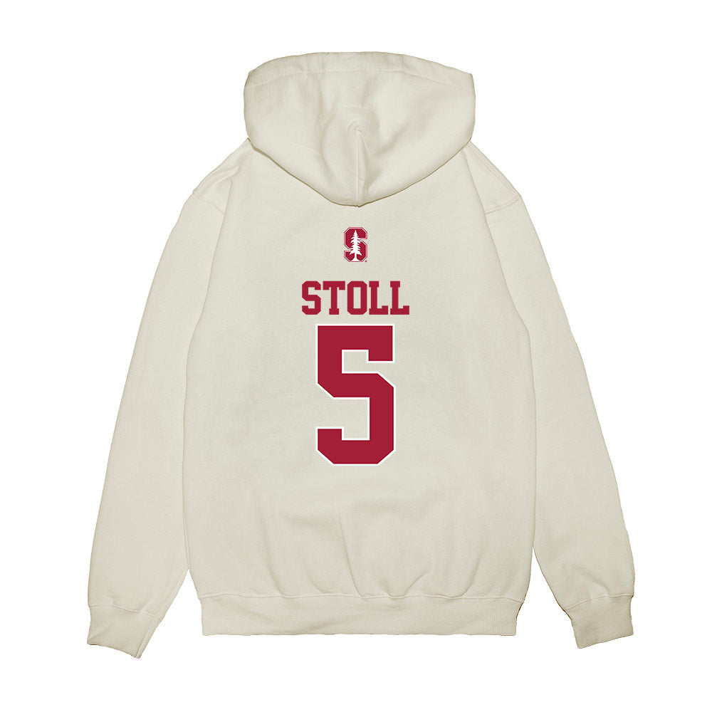 Stanford - NCAA Baseball : Nolan Stoll - USA Raglan Premium Hooded Sweatshirt-1