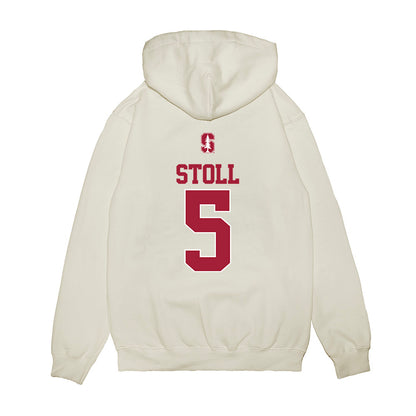 Stanford - NCAA Baseball : Nolan Stoll - USA Raglan Premium Hooded Sweatshirt-1