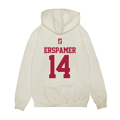 Stanford - NCAA Baseball : Mike Erspamer - USA Raglan Premium Hooded Sweatshirt-1