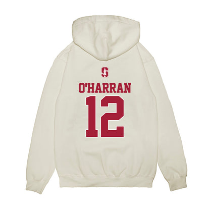 Stanford - NCAA Baseball : Toran O'Harran - USA Raglan Premium Hooded Sweatshirt-1