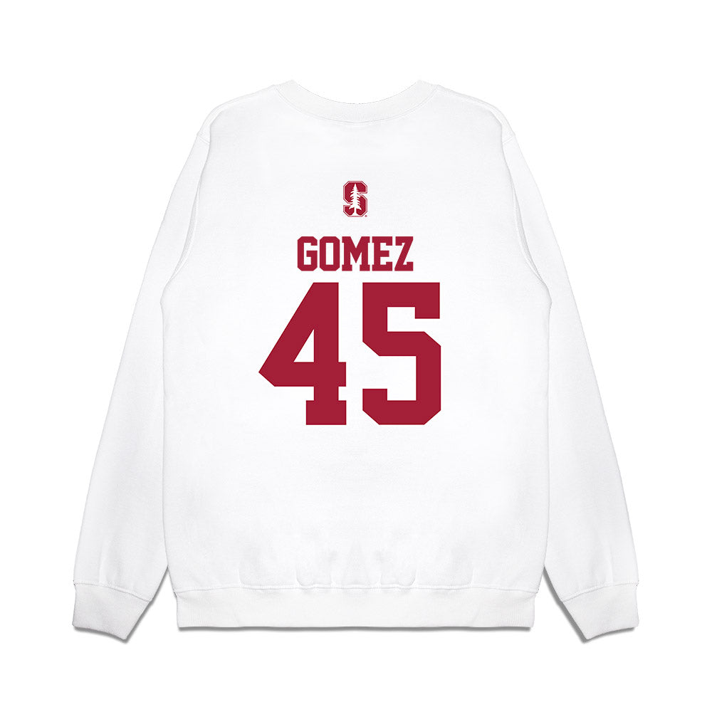 Stanford - NCAA Baseball : Cohen Gomez - USA Raglan Premium Crewneck Sweatshirt-1