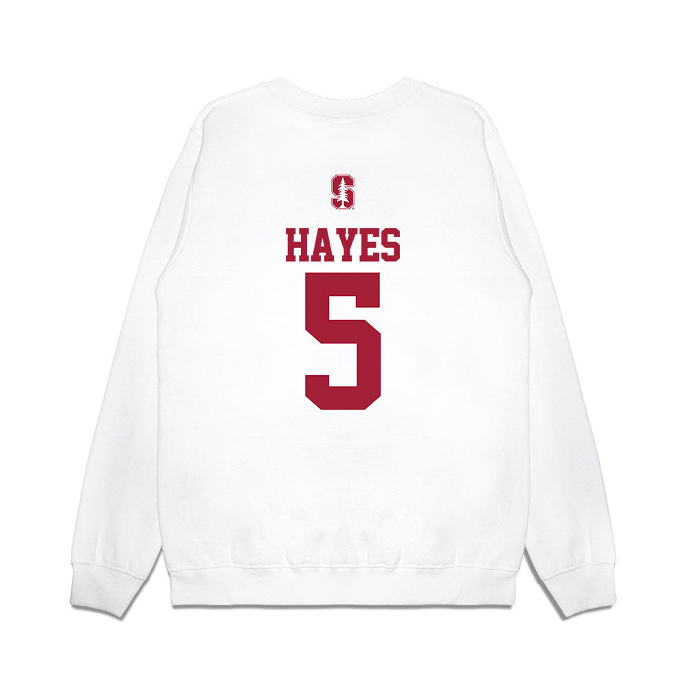Stanford - NCAA Baseball : Rashad Hayes - USA Raglan Premium Crewneck Sweatshirt-1