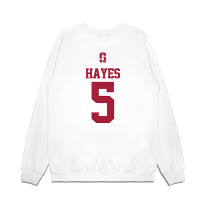 Stanford - NCAA Baseball : Rashad Hayes - USA Raglan Premium Crewneck Sweatshirt-1