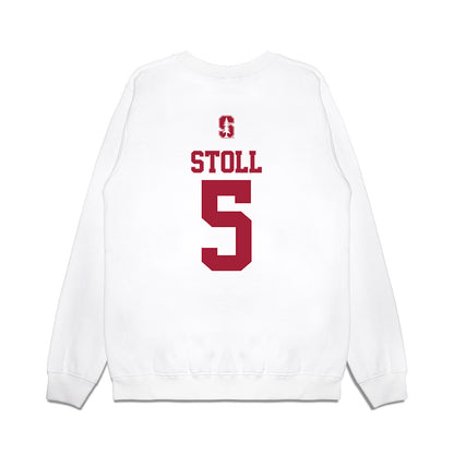 Stanford - NCAA Baseball : Nolan Stoll - USA Raglan Premium Crewneck Sweatshirt-1
