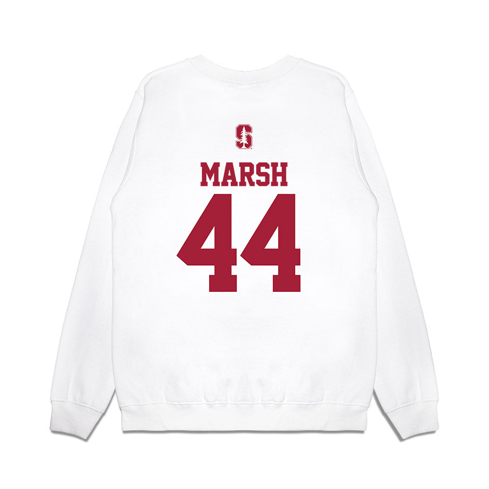Stanford - NCAA Baseball : Quinten Marsh - USA Raglan Premium Crewneck Sweatshirt-1