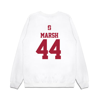 Stanford - NCAA Baseball : Quinten Marsh - USA Raglan Premium Crewneck Sweatshirt-1