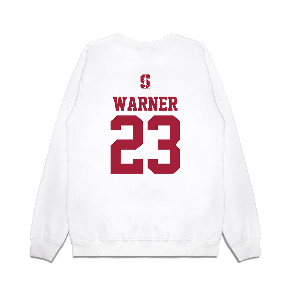 Stanford - NCAA Baseball : Parker Warner - USA Raglan Premium Crewneck Sweatshirt-1
