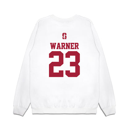 Stanford - NCAA Baseball : Parker Warner - USA Raglan Premium Crewneck Sweatshirt-1