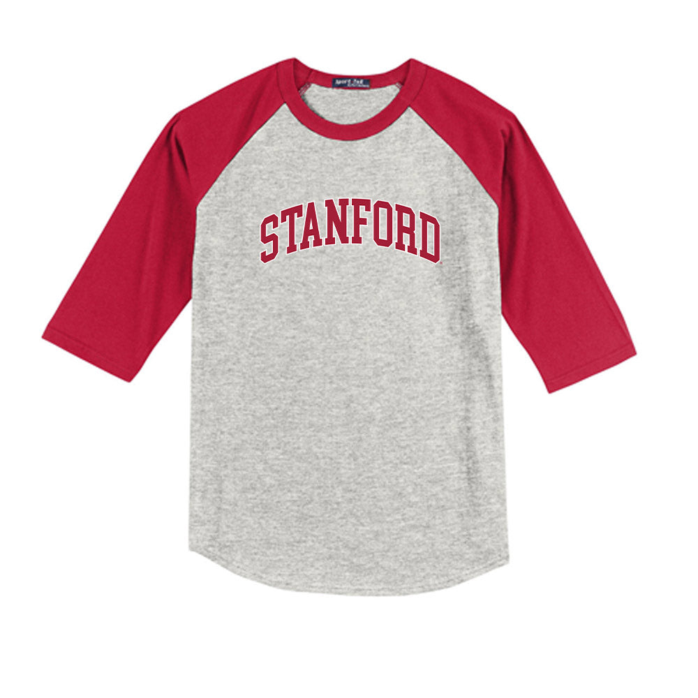 Stanford - NCAA Baseball : Sam Garewal - USA Raglan Youth Raglan T-Shirt-0