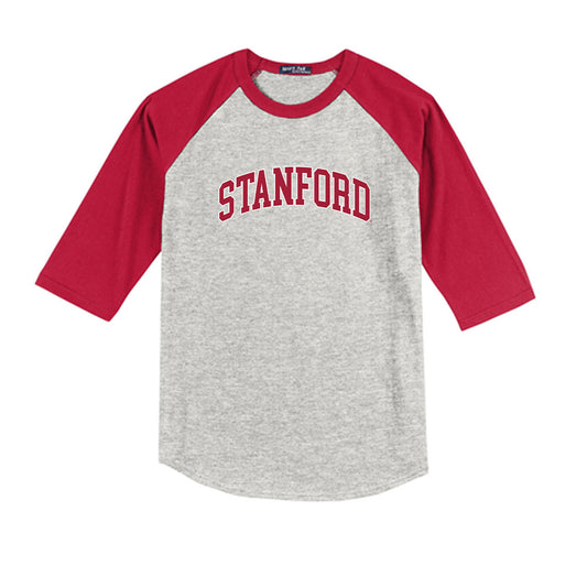 Stanford - NCAA Baseball : Alika Ahu - USA Raglan Youth Raglan T-Shirt-0
