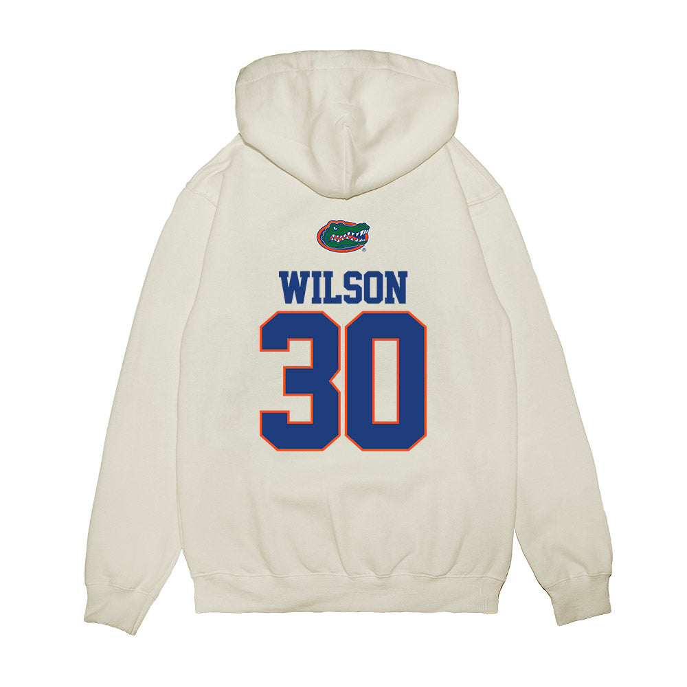 Florida - NCAA Baseball : Ashton Wilson - USA Raglan Premium Hooded Sweatshirt-1