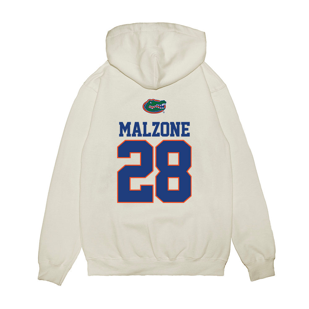 Florida - NCAA Baseball : AJ Malzone - USA Raglan Premium Hooded Sweatshirt-1