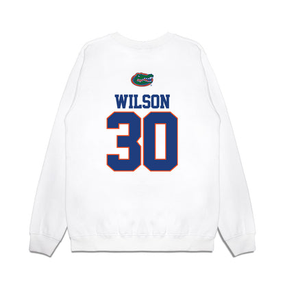 Florida - NCAA Baseball : Ashton Wilson - USA Raglan Premium Crewneck Sweatshirt-1