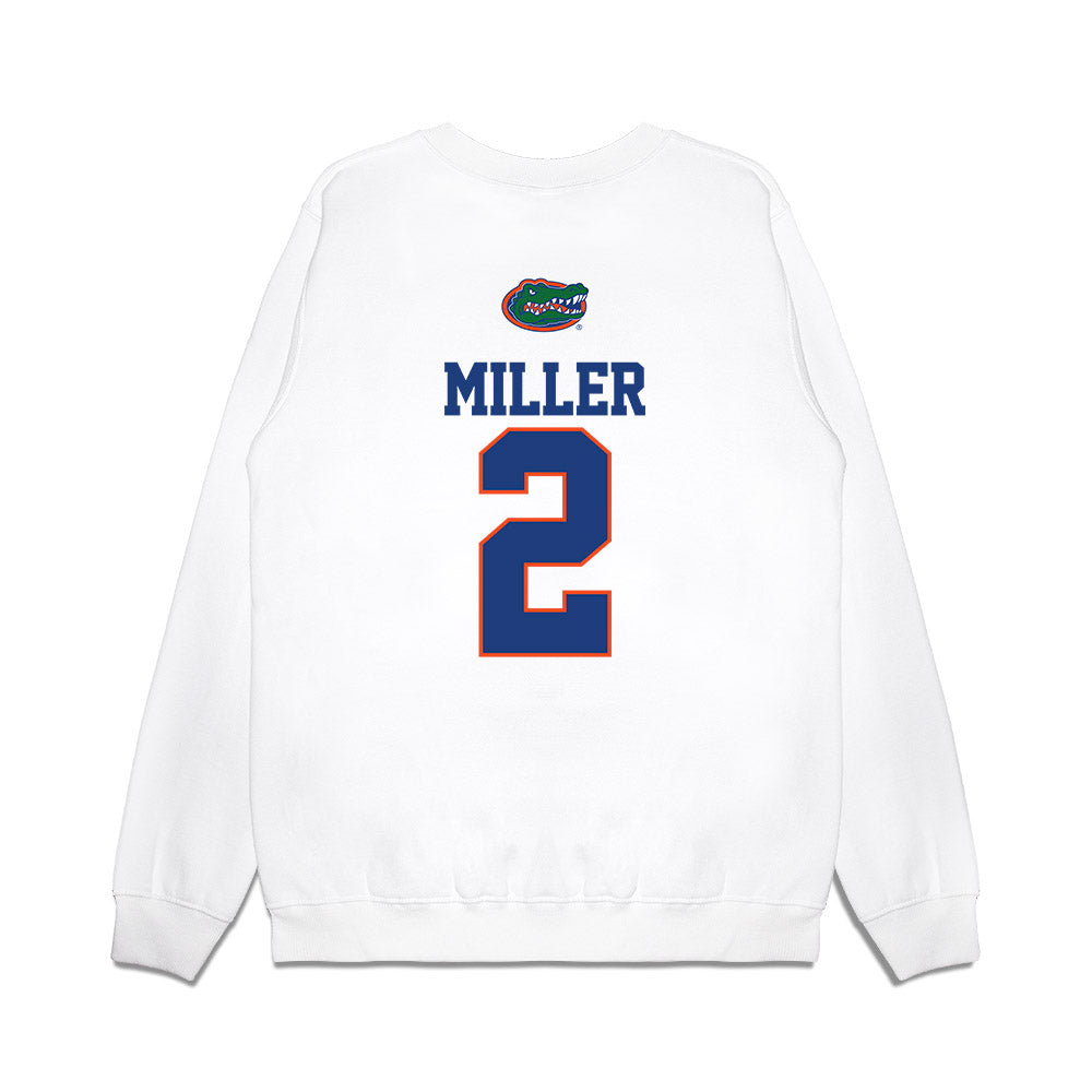 Florida - NCAA Baseball : Sam Miller - USA Raglan Premium Crewneck Sweatshirt-1