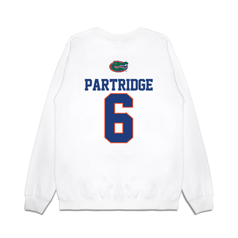 Florida - NCAA Baseball : Nic Partridge - USA Raglan Premium Crewneck Sweatshirt-1