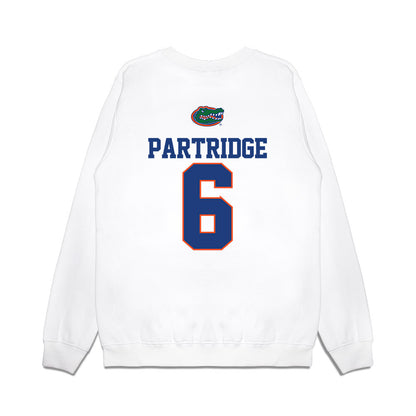 Florida - NCAA Baseball : Nic Partridge - USA Raglan Premium Crewneck Sweatshirt-1
