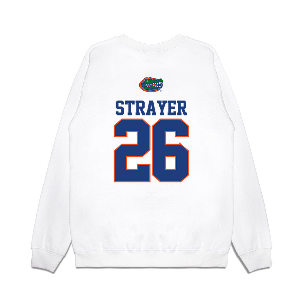Florida - NCAA Baseball : Cash Strayer - USA Raglan Premium Crewneck Sweatshirt-1