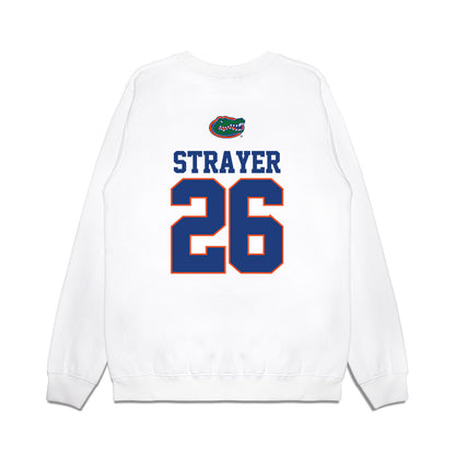 Florida - NCAA Baseball : Cash Strayer - USA Raglan Premium Crewneck Sweatshirt-1