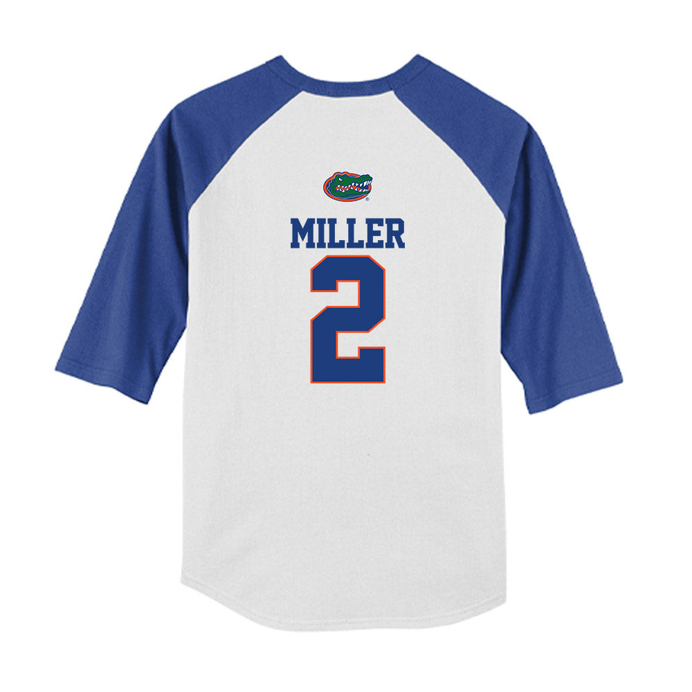 Florida - NCAA Baseball : Sam Miller - USA Raglan Youth Raglan T-Shirt-1