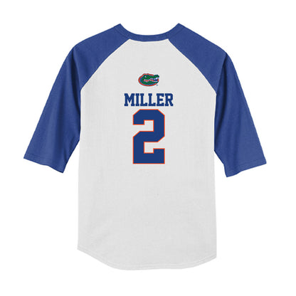 Florida - NCAA Baseball : Sam Miller - USA Raglan Youth Raglan T-Shirt-1