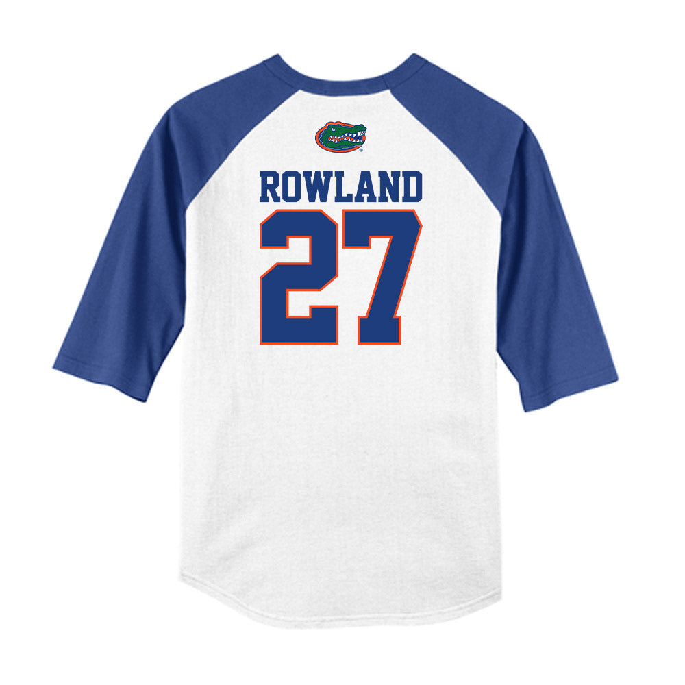 Florida - NCAA Baseball : Blaine Rowland - USA Raglan Raglan Shirt-1