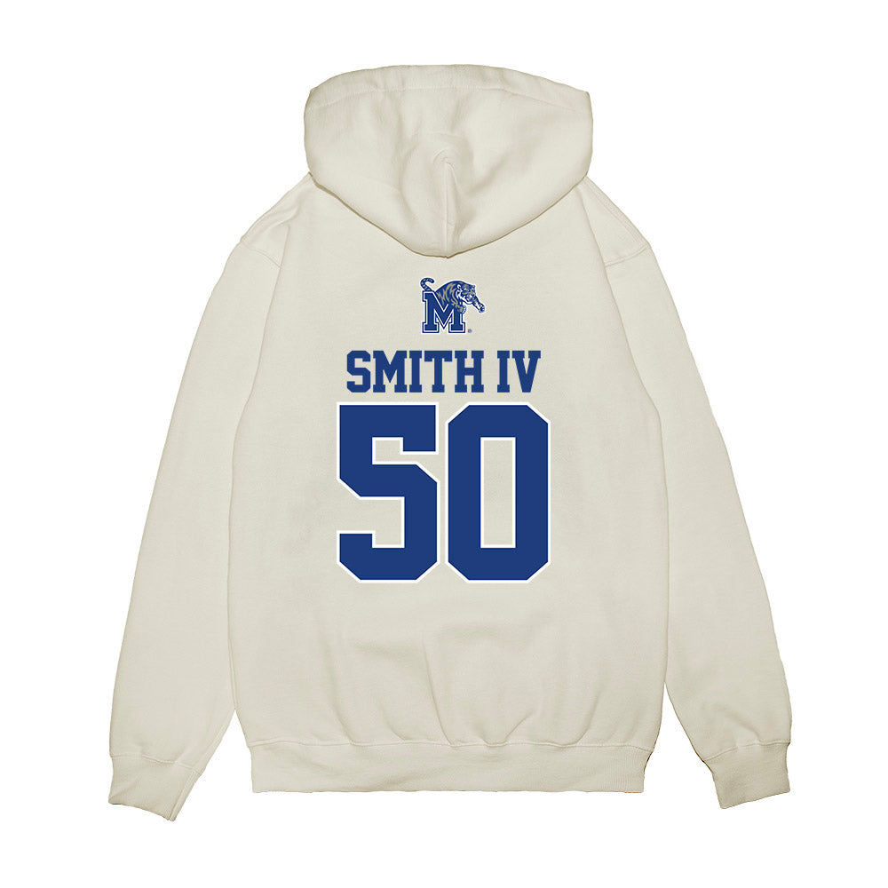 Memphis - NCAA Baseball : James Smith IV - USA Raglan Premium Hooded Sweatshirt-1