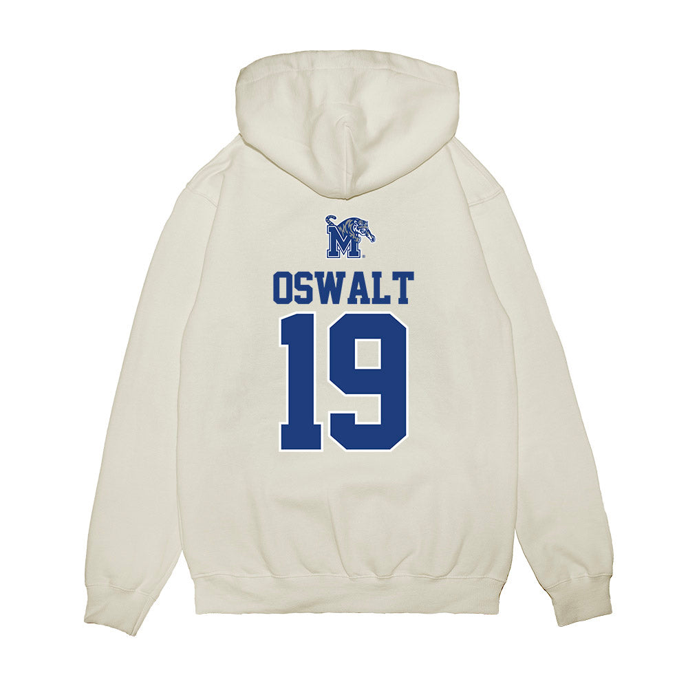 Memphis - NCAA Baseball : Davis Oswalt - USA Raglan Premium Hooded Sweatshirt-1