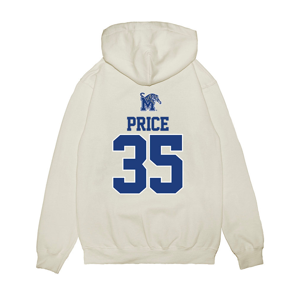 Memphis - NCAA Baseball : Parker Price - USA Premium Hooded Sweatshirt-1
