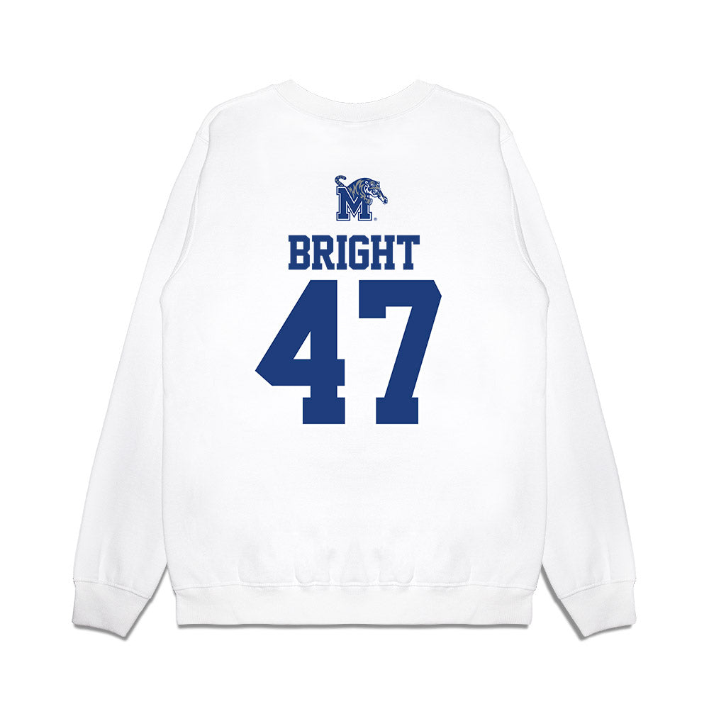 Memphis - NCAA Baseball : Mike Bright - USA Premium Crewneck Sweatshirt-1