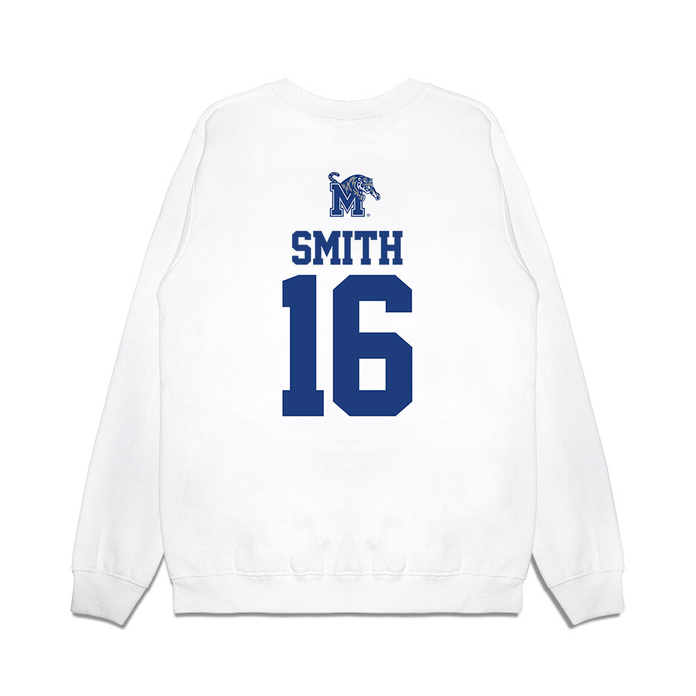 Memphis - NCAA Baseball : Marcus Smith - USA Premium Crewneck Sweatshirt-1