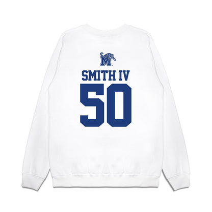Memphis - NCAA Baseball : James Smith IV - USA Raglan Premium Crewneck Sweatshirt-1
