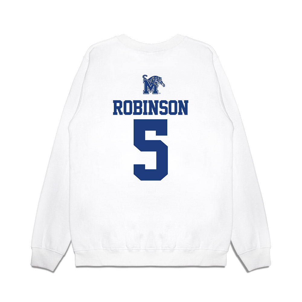 Memphis - NCAA Baseball : Caden Robinson - USA Premium Crewneck Sweatshirt-1