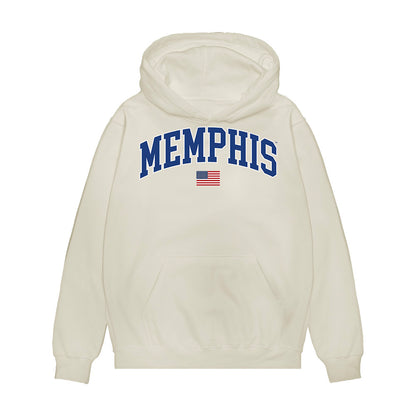 Memphis - NCAA Baseball : Davis Oswalt - USA Raglan Premium Hooded Sweatshirt-0