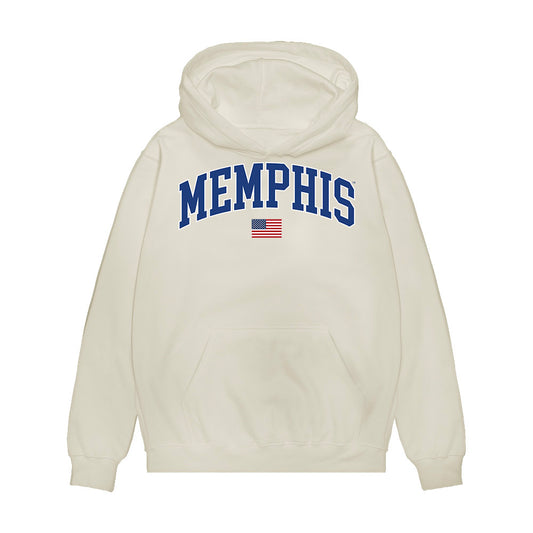 Memphis - NCAA Baseball : James Smith IV - USA Raglan Premium Hooded Sweatshirt-0