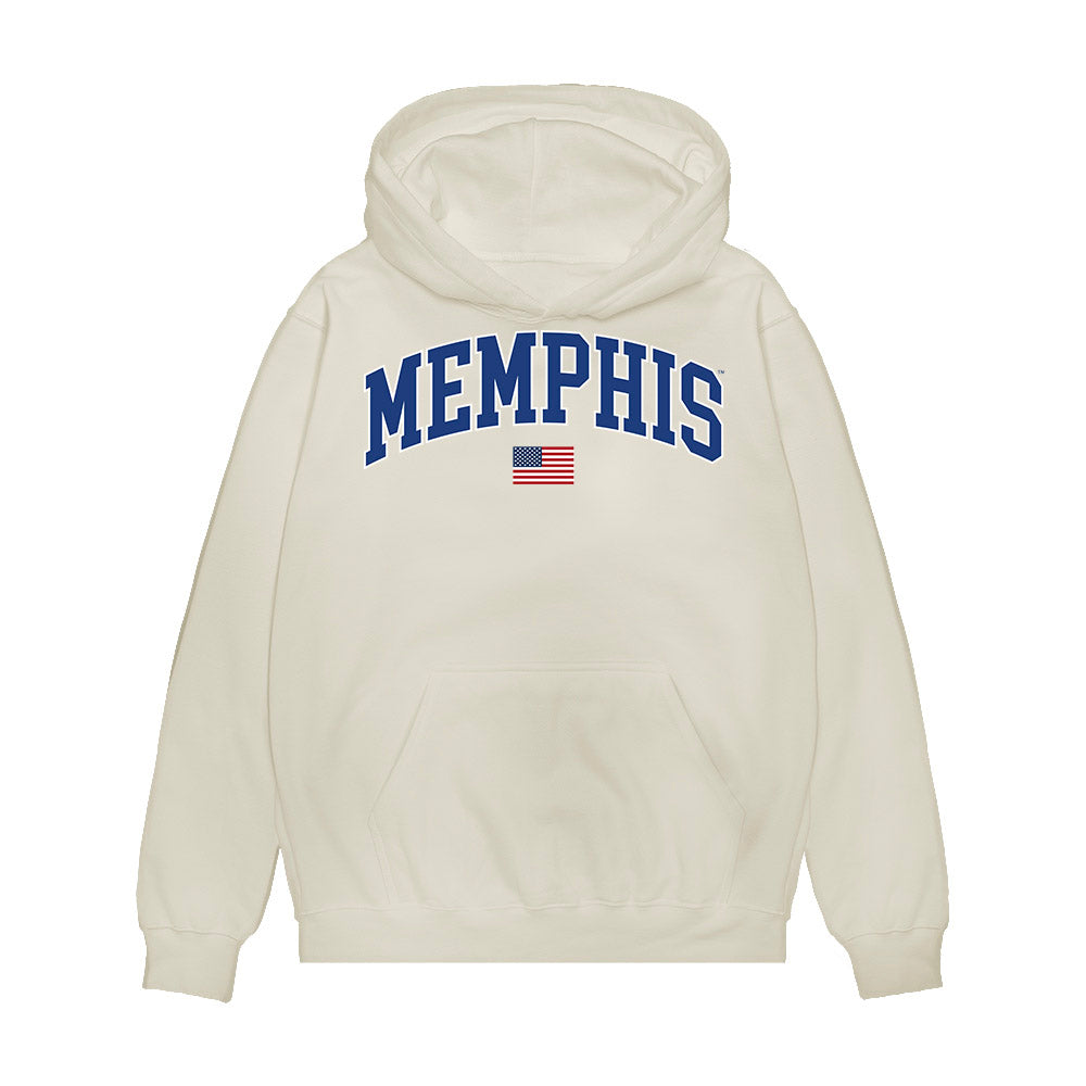Memphis - NCAA Baseball : Seth Garner - USA Raglan Premium Hooded Sweatshirt-0