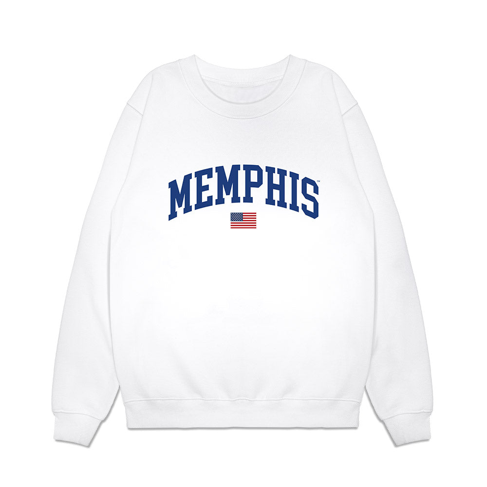 Memphis - NCAA Baseball : Mike Bright - USA Premium Crewneck Sweatshirt-0