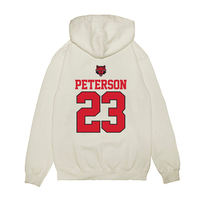 Arkansas State - NCAA Baseball : Sam Peterson - USA Raglan Premium Hooded Sweatshirt-1